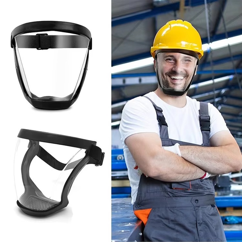 Transparent Full Faceshield Re - đánh giá và giá Anti Pollution Mask