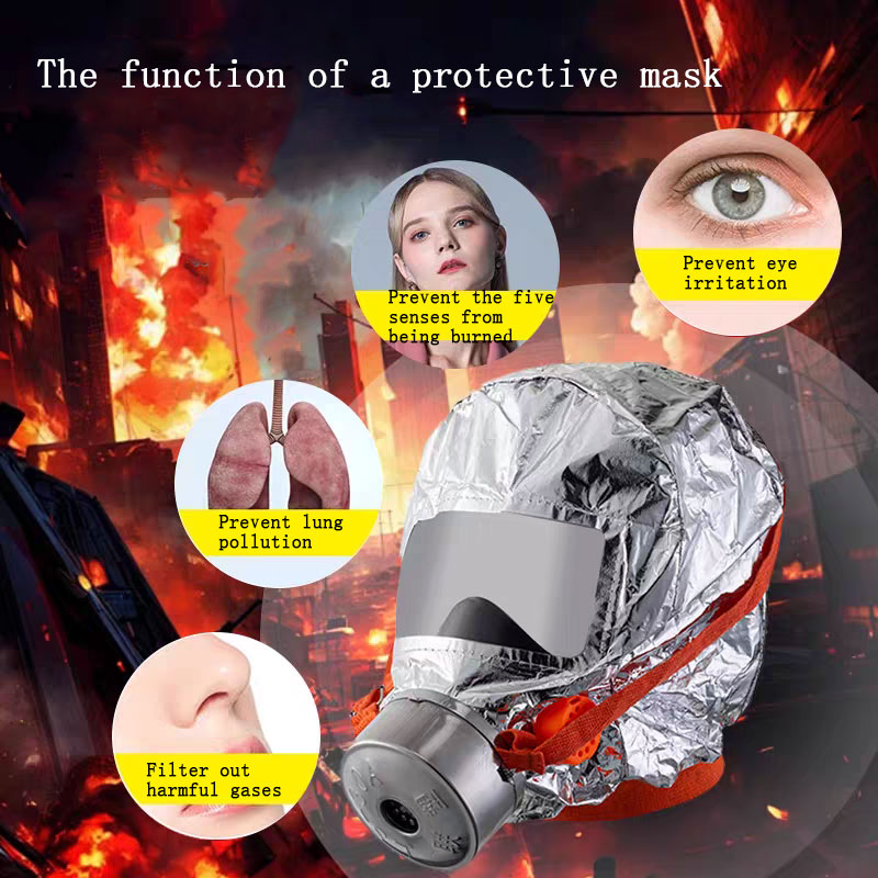 Mask Gas Filtering Self-rescue - đánh giá và giá Kn95 Respirator Mask