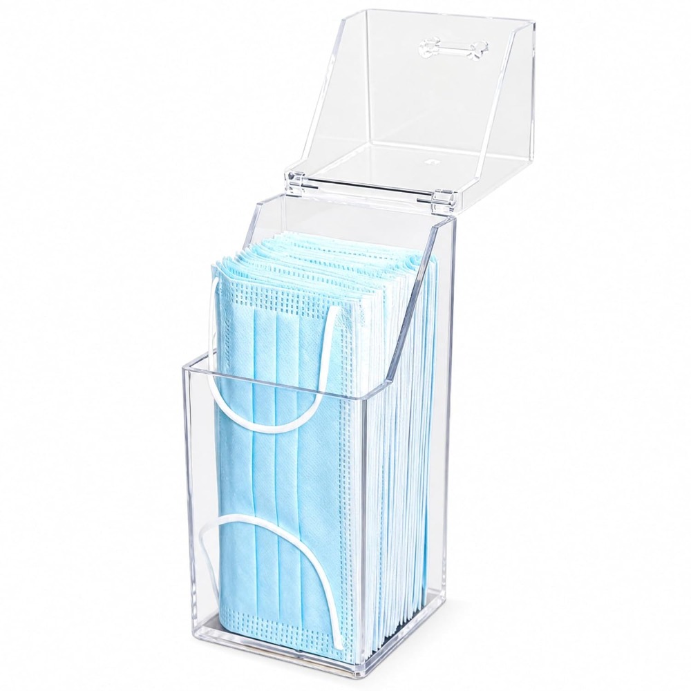 With Lid Face Mask Dispenser V - đánh giá và giá Face Mask Storage Box