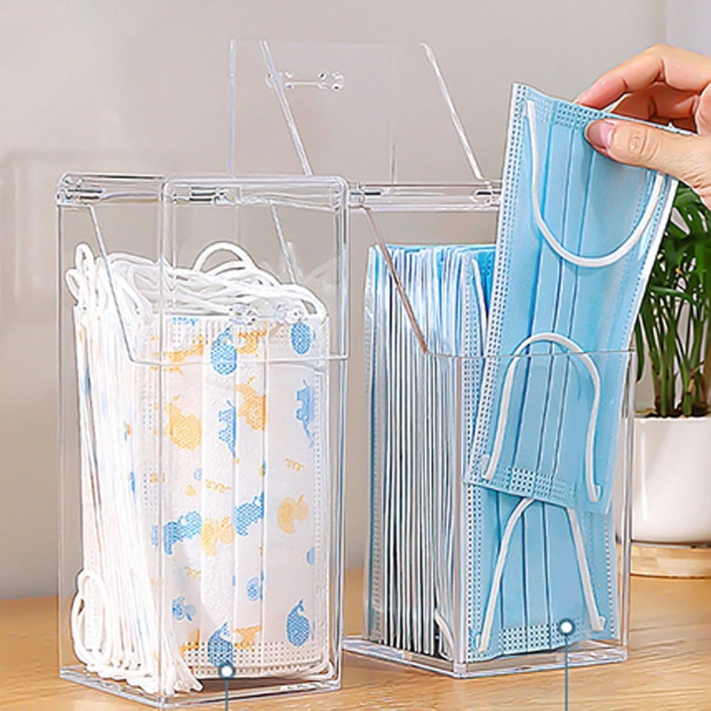 With Lid Face Mask Dispenser V - đánh giá và giá Face Mask Storage Box